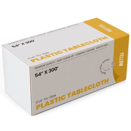 Little Gym - 54" X 300' Select A Size Table Cover - Yellow
