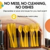 PMA - Heavy Duty Yellow Plastic Forks - 50 Ct.