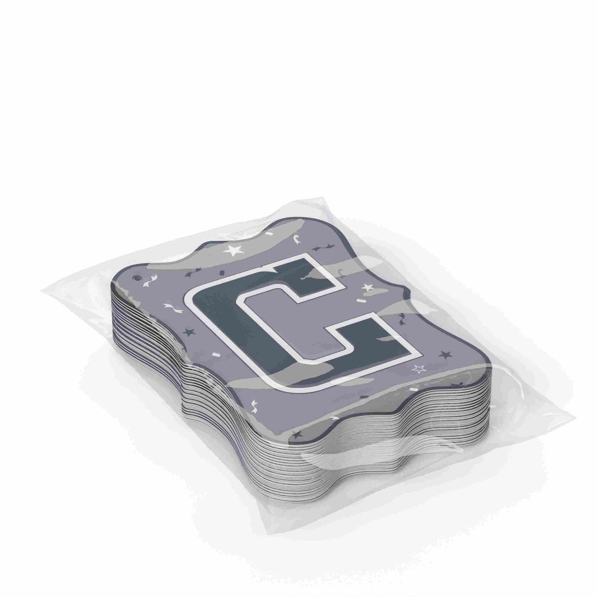 Black/Silver Congrats Grad Banner