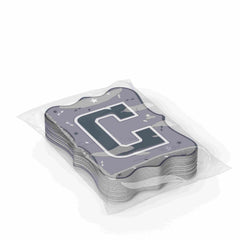 Black/Silver Congrats Grad Banner