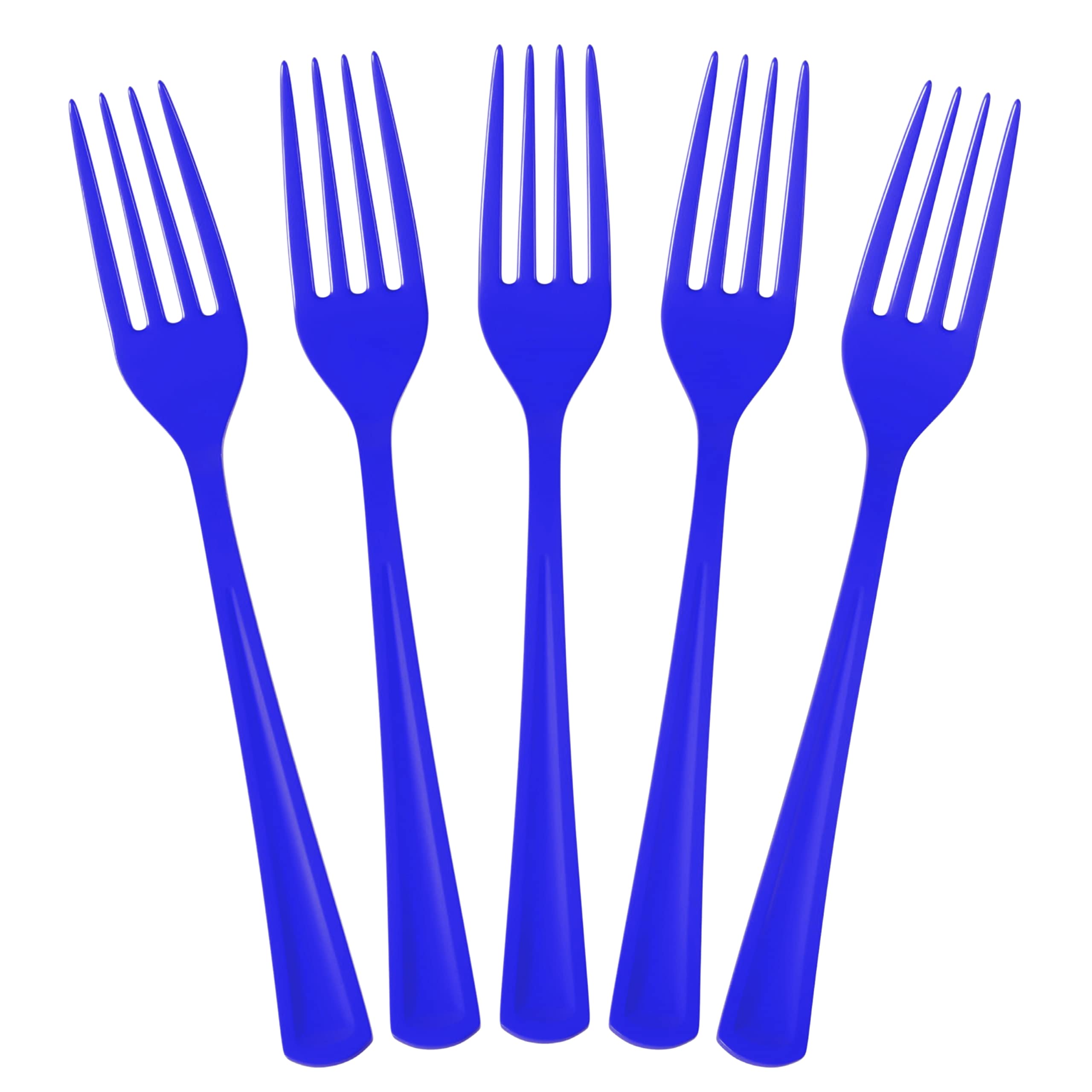 350 Pcs Dark Blue/White Disposable Tableware Set