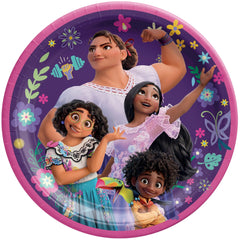 Disney Encanto 9-Inch Round Paper Plates, 8-Pack