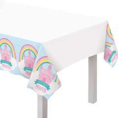 Enchanting Princess Castle Birthday Table Cover