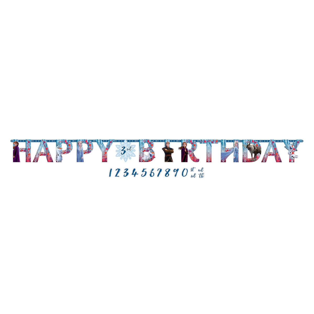 Disney Frozen 2 Happy Birthday Banner