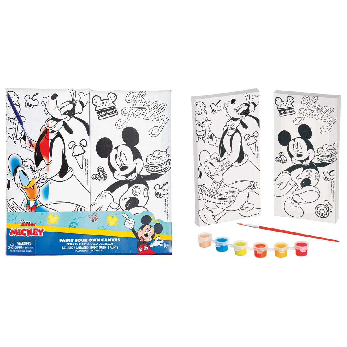 Mickey Mouse Clubhouse Paint Your Own Canvas Set