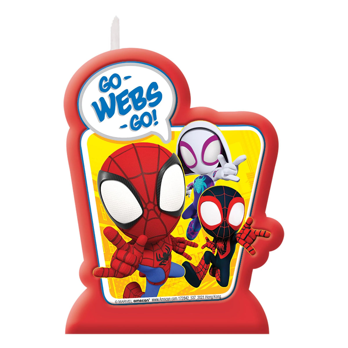 Spidey and His Amazing Friends Birthday Candle