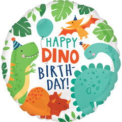Dinomite Dinosaur Birthday Foil Balloon - 18 Inch