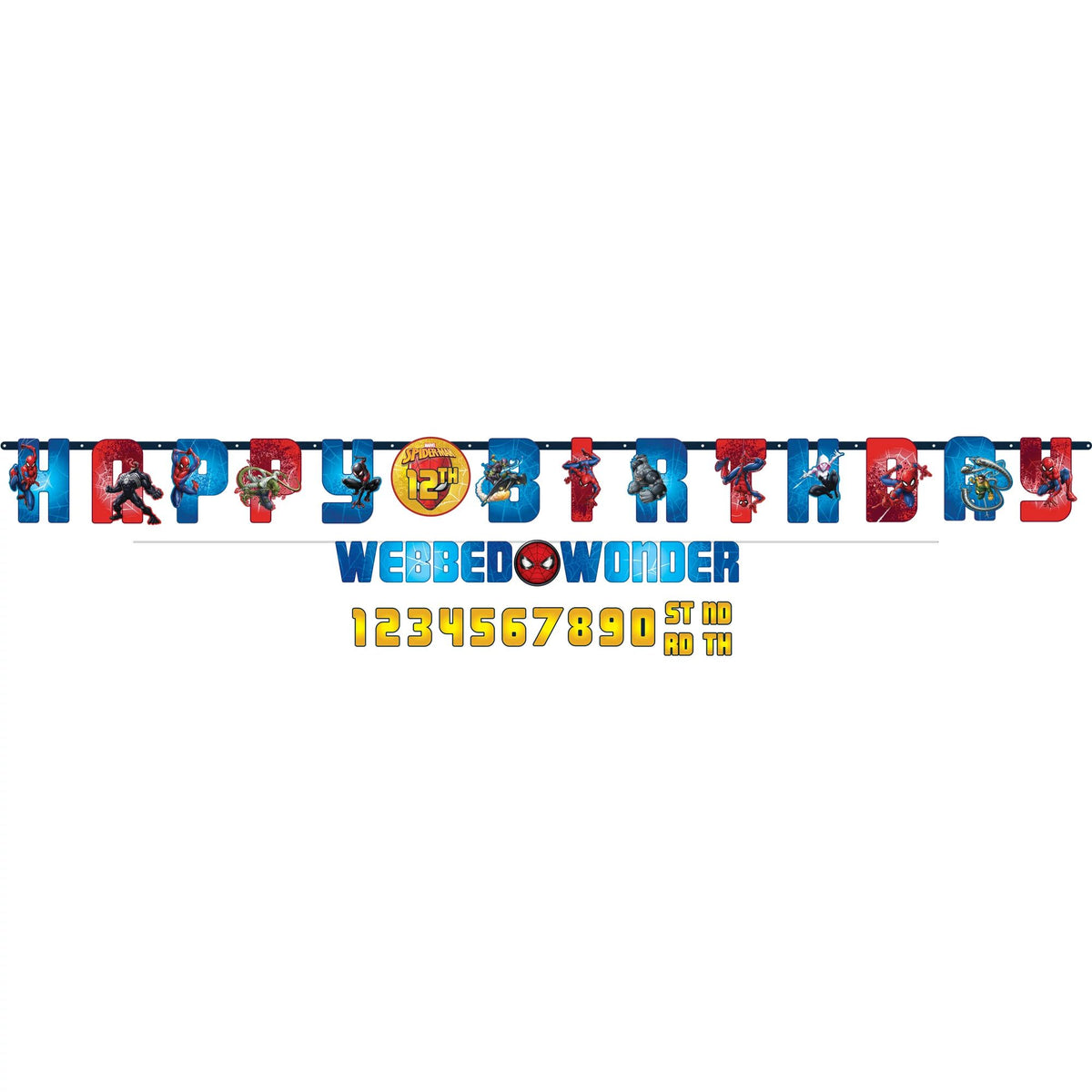Spider-Man Webbed Wonder Birthday Banner