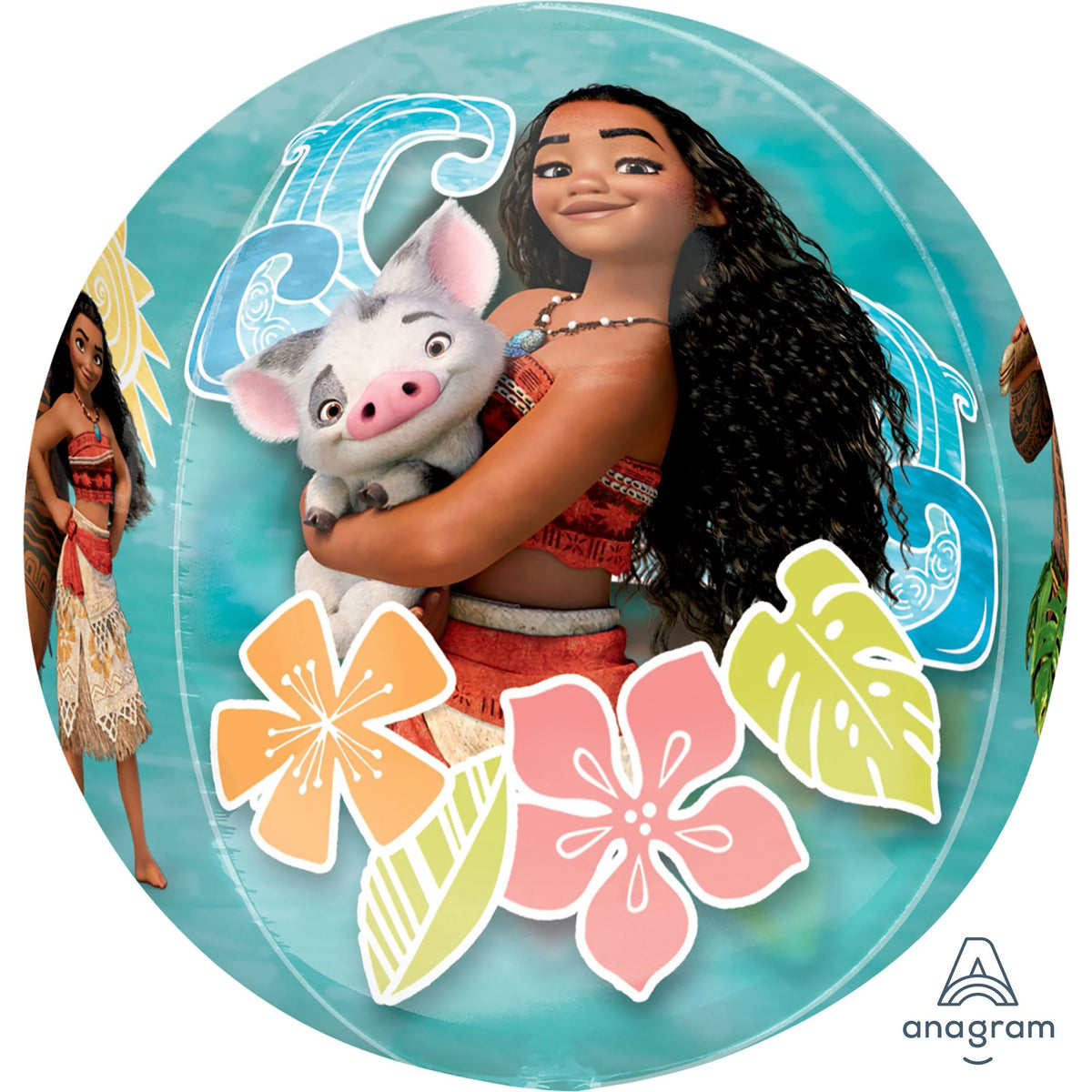 Moana Foil Orbz Balloon - Perfect for Kids' Birthdays