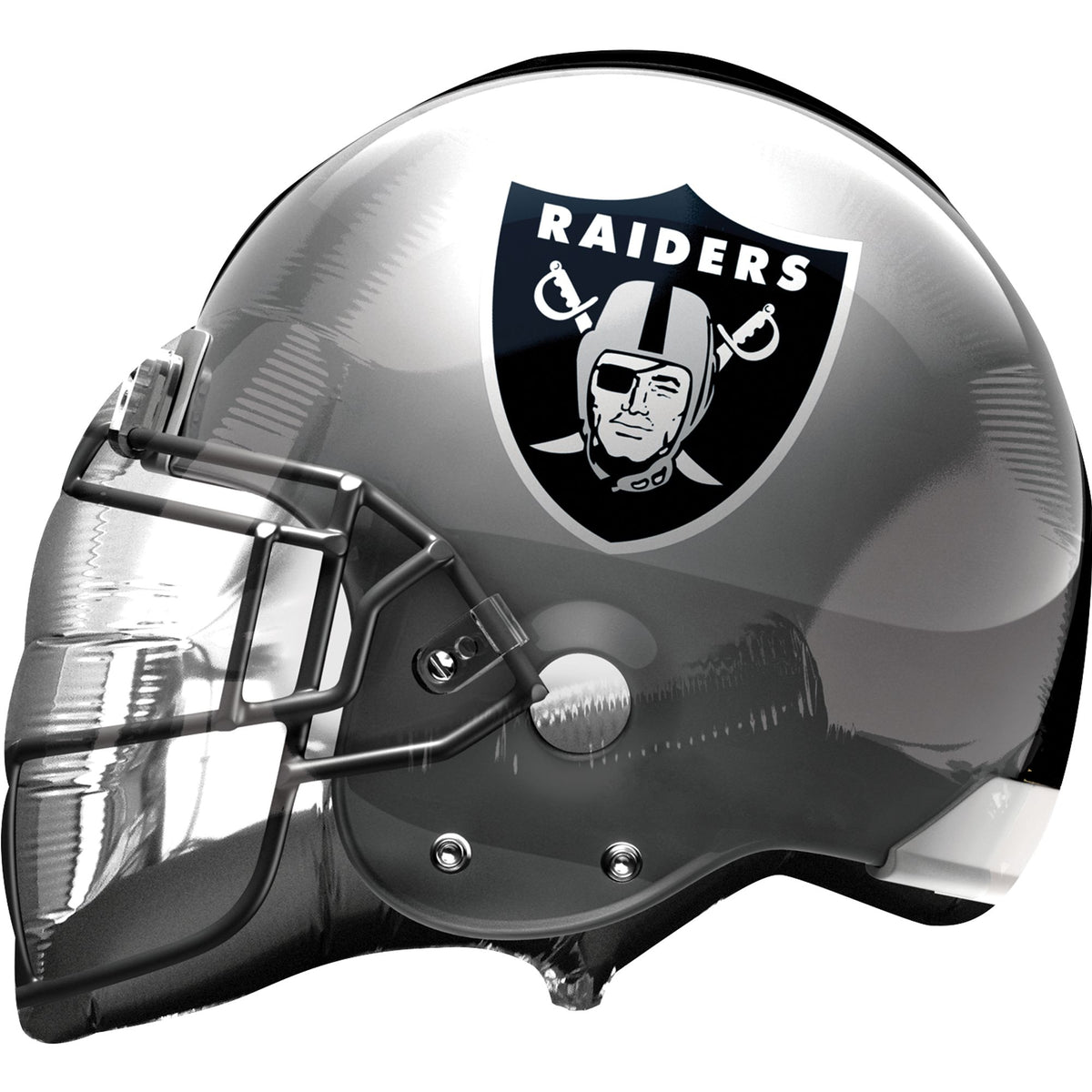 Las Vegas Raiders Helmet Foil Super Shape Balloon -21 inch
