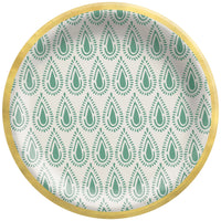 Artisan Crafted 6.75" Round Printed Paper Plate