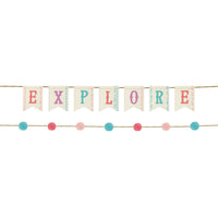 Free Spirit Canvas Pom Pom Banner