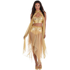 Enchanting Gold Capelet for Halloween