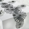 Spooky Spiderweb Halloween Table Runner
