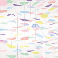 Pastel Circle Tissue Backdrop Decoration