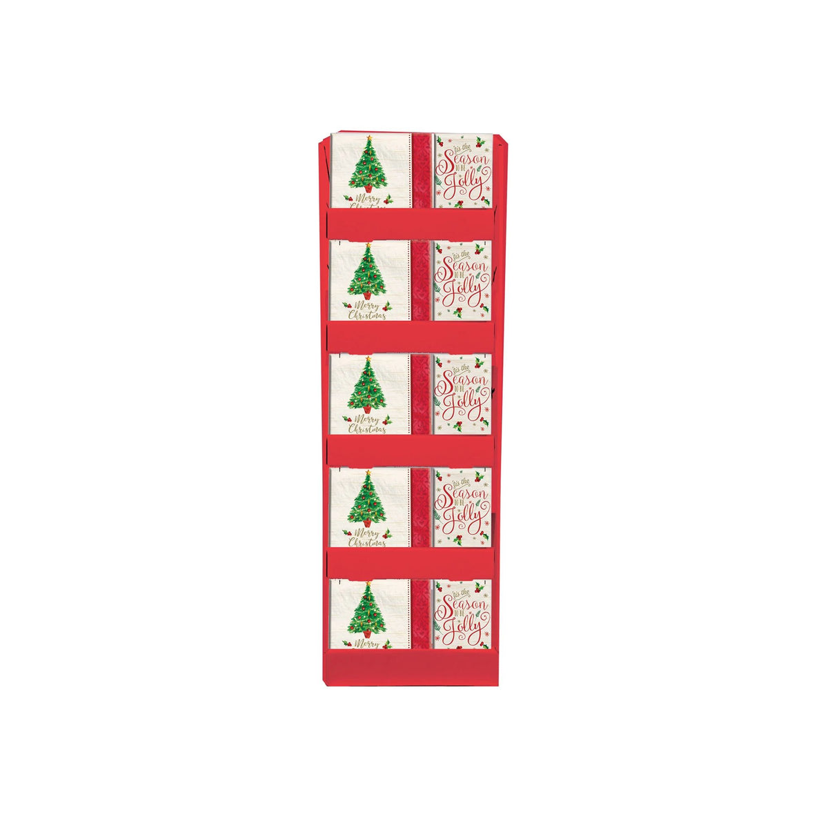 Festive Christmas Tree Napkin Display Panel