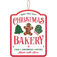 Festive Christmas Bakery Cocoa Bar Sign