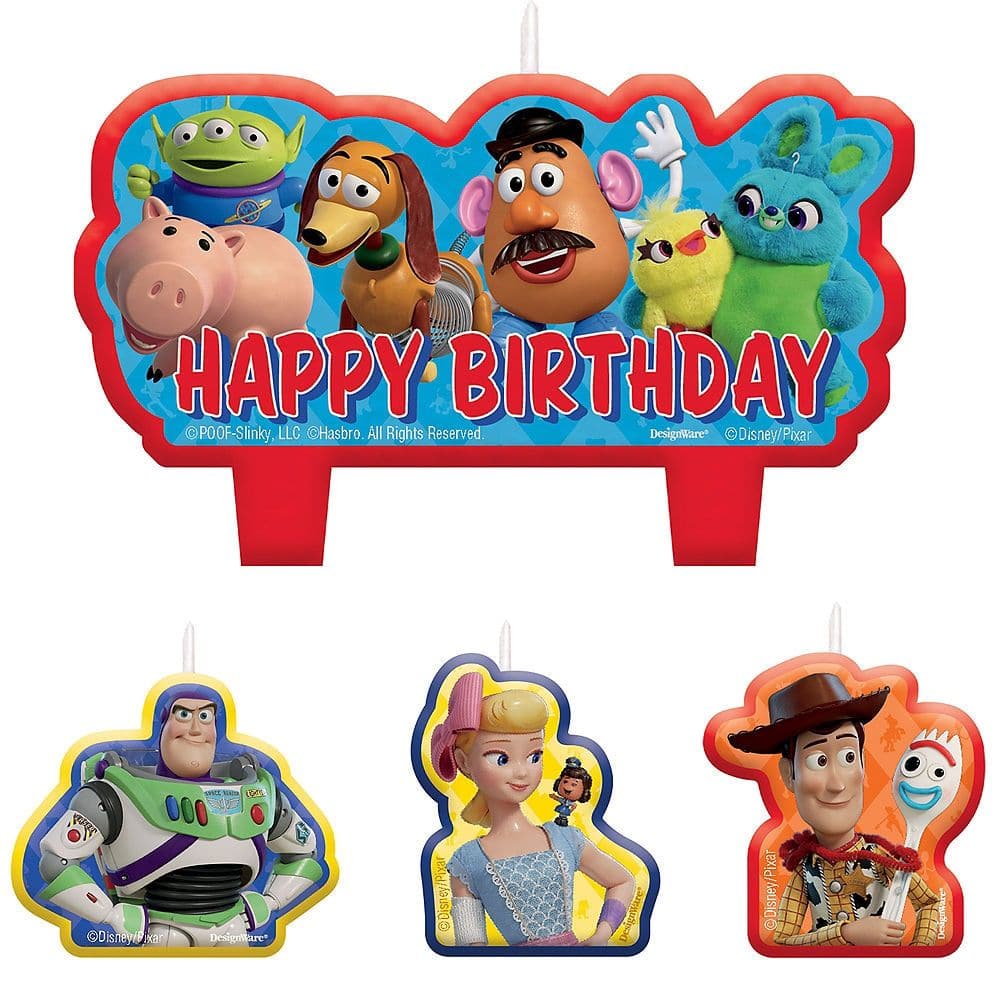 Disney Toy Story 4 Birthday Candle Set