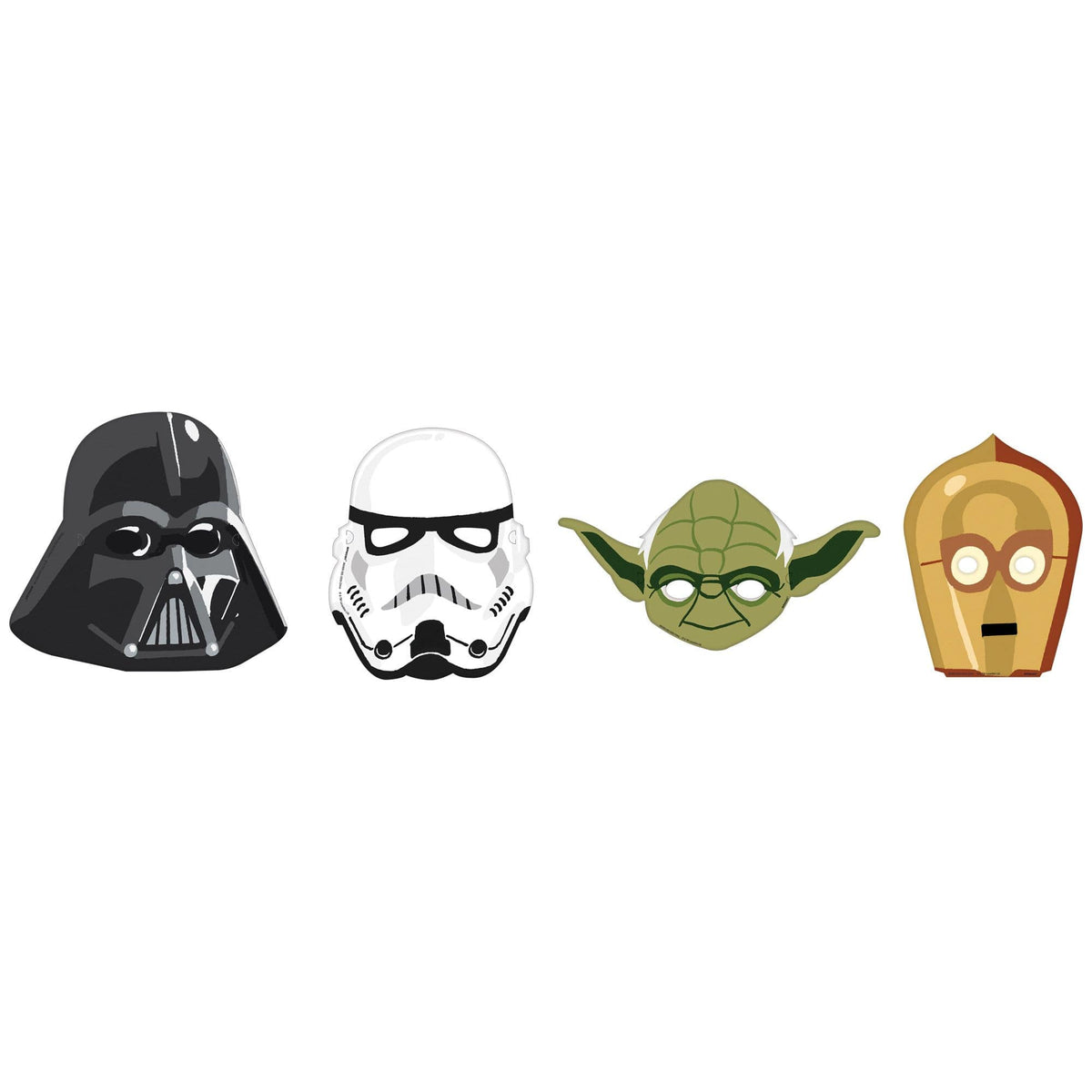 Star Wars Galaxy Adventure Kids' Party Masks - 8 Pack