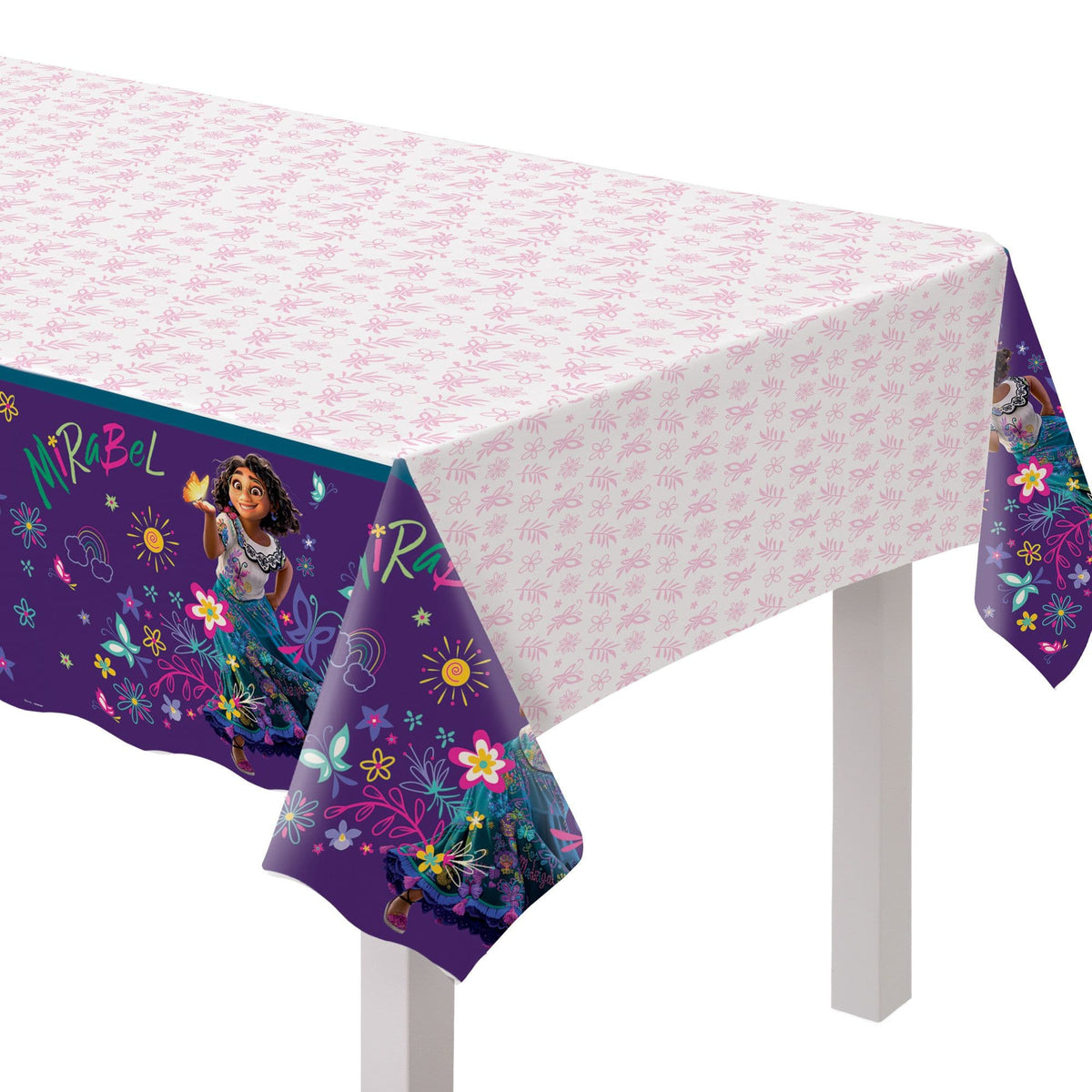 Disney Encanto Mirabel Plastic Table Cover for Kids' Birthday Parties
