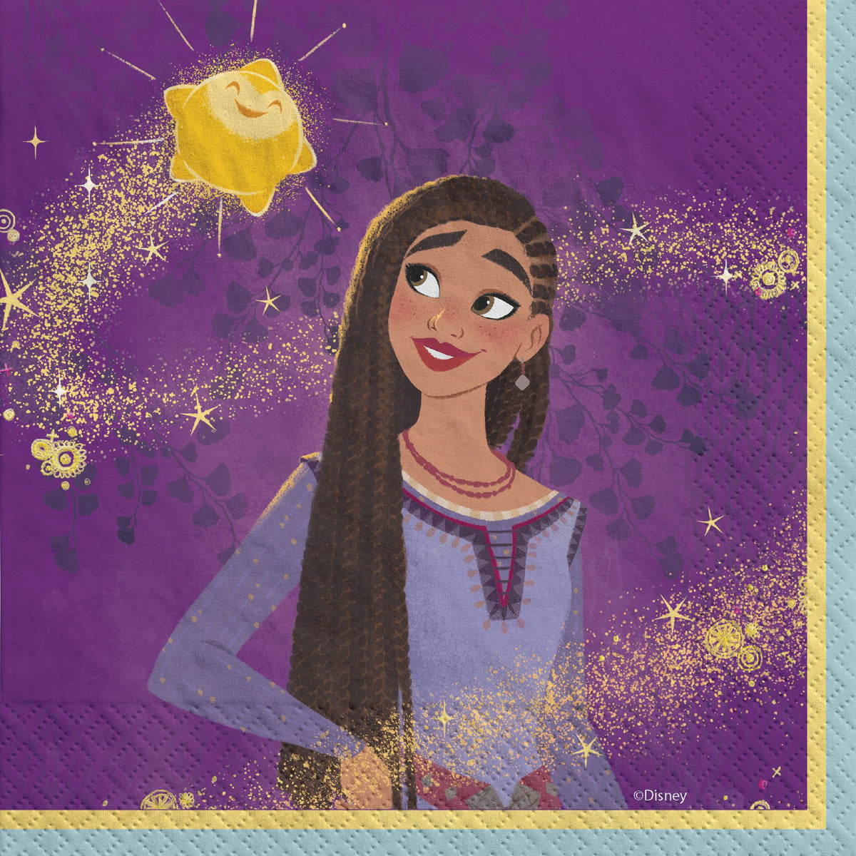 Disney Wish Asha Lunch Napkins - 16 Pack