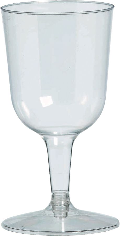 Clear Plastic Wine Glasses, 5.5 oz, 32-Pack - Perfect for Parties!