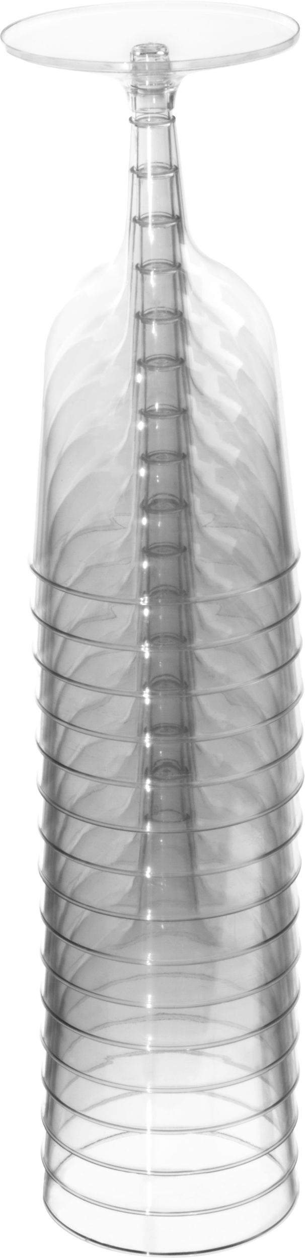 Clear Plastic Wine Glasses, 5.5 oz, 32-Pack - Perfect for Parties!