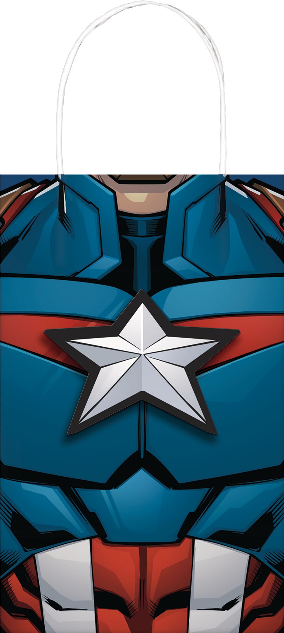 Marvel Avengers Customizable Kraft Favor Bags Kit - 8 Pack