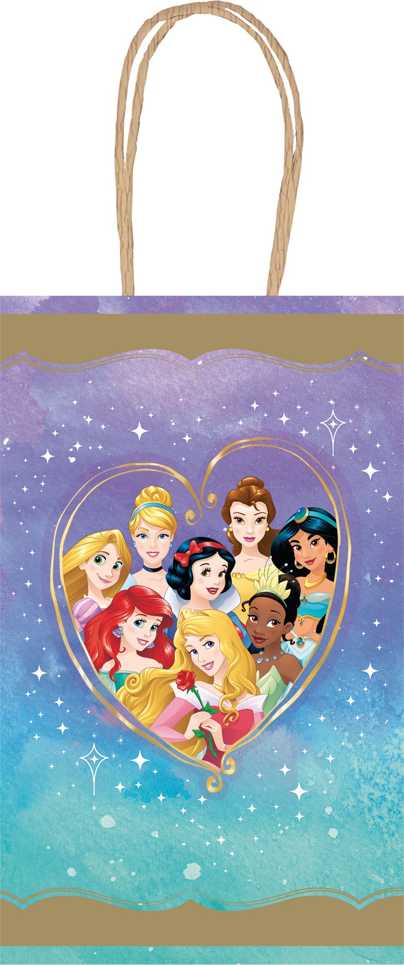 Disney Princess Once Upon a Time Kraft Treat Bags - 8-Pack