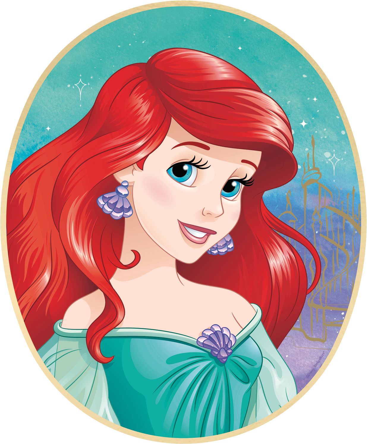 Disney Princess Once Upon a Time Frame Decorating Kit