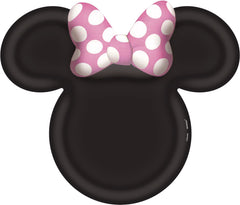 Minnie Mouse Shaped Paper Plates - 9"x7.5", 8 Pack
