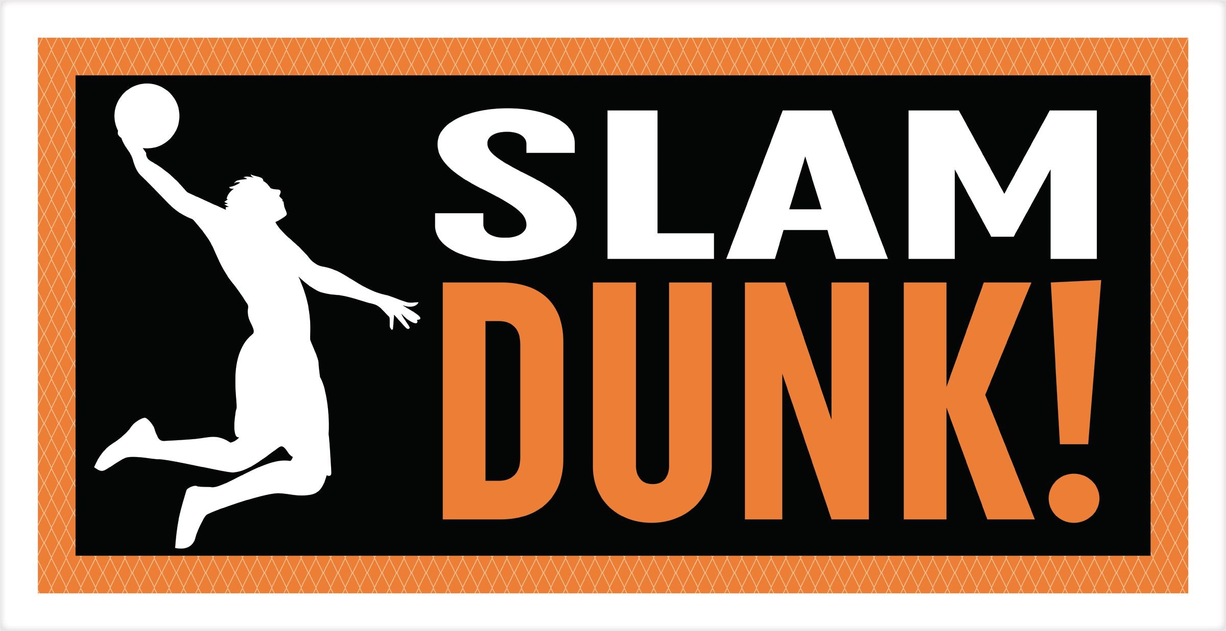 Basketball "Slam Dunk" Buffet Decorating Kit - 15-Piece Set