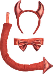 Devilish Red Adult Halloween Accessory Kit - One Size