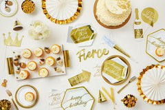Golden Age "Old is the New Gold" Room Decorating Kit for Milestone Birthdays
