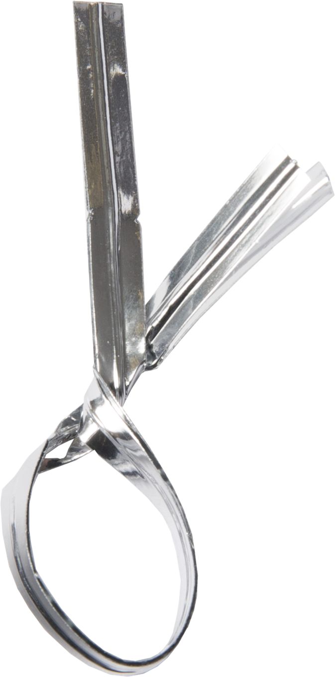 Clear Cello Treat Bags with Silver Twist Ties, 9.5-Inch, 50-Pack