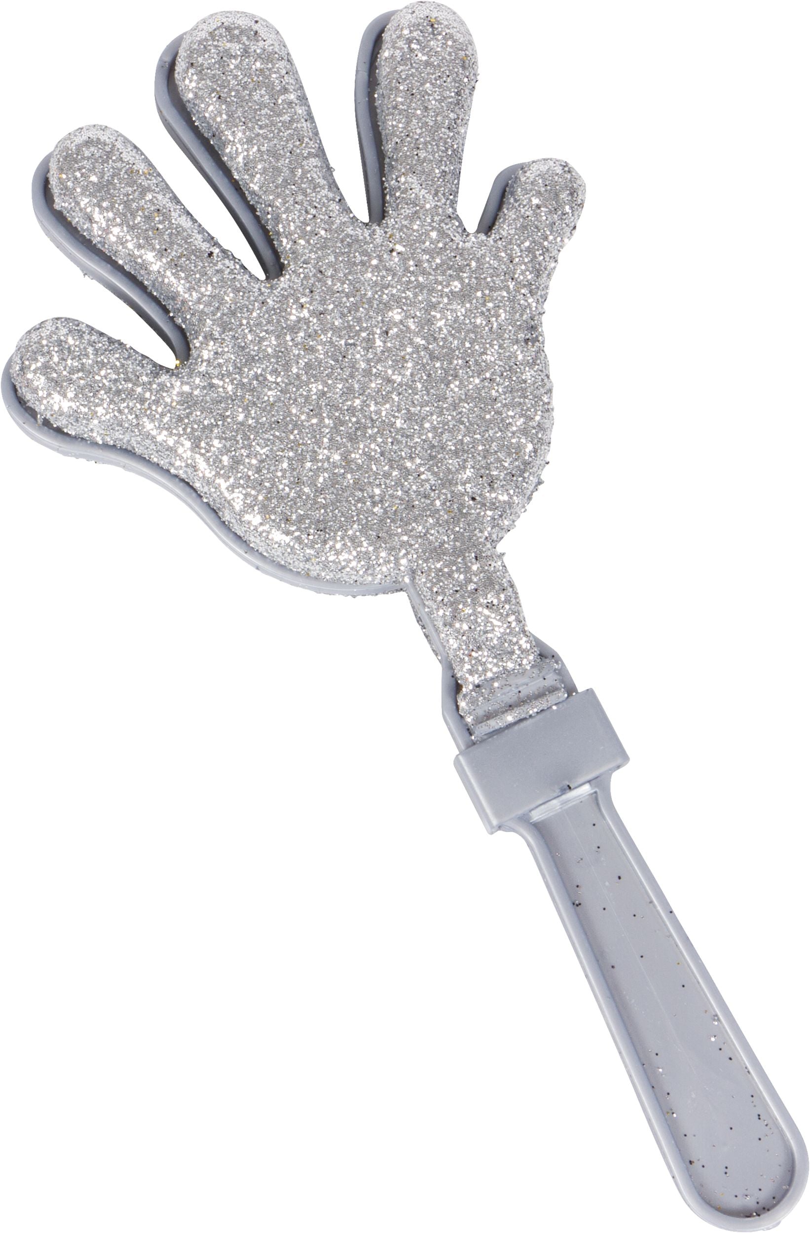 Sparkling Glitter Hand Clapper Noisemakers - 12 Pack for New Year's Eve