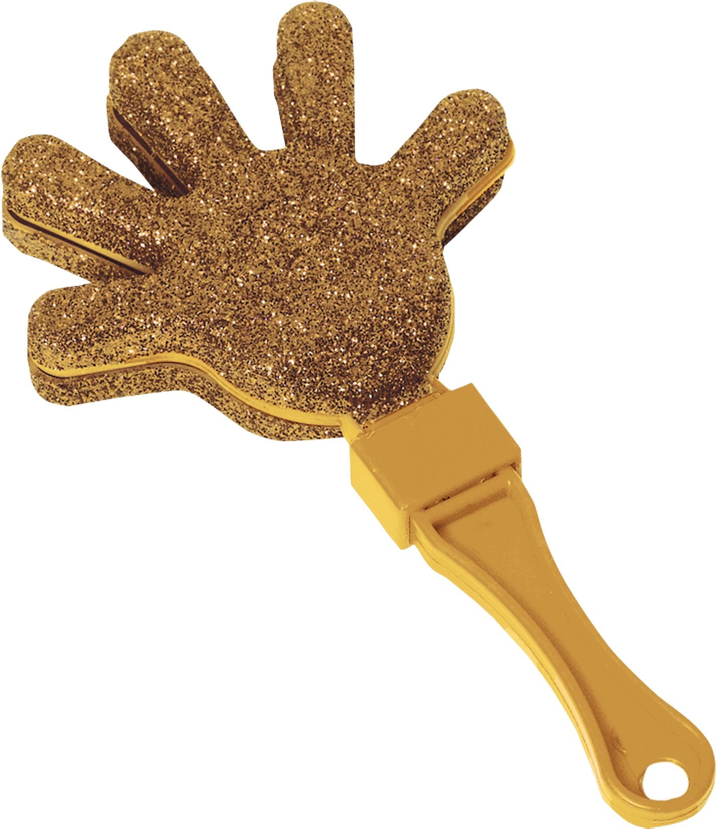 Sparkling Glitter Hand Clapper Noisemakers - 12 Pack for New Year's Eve