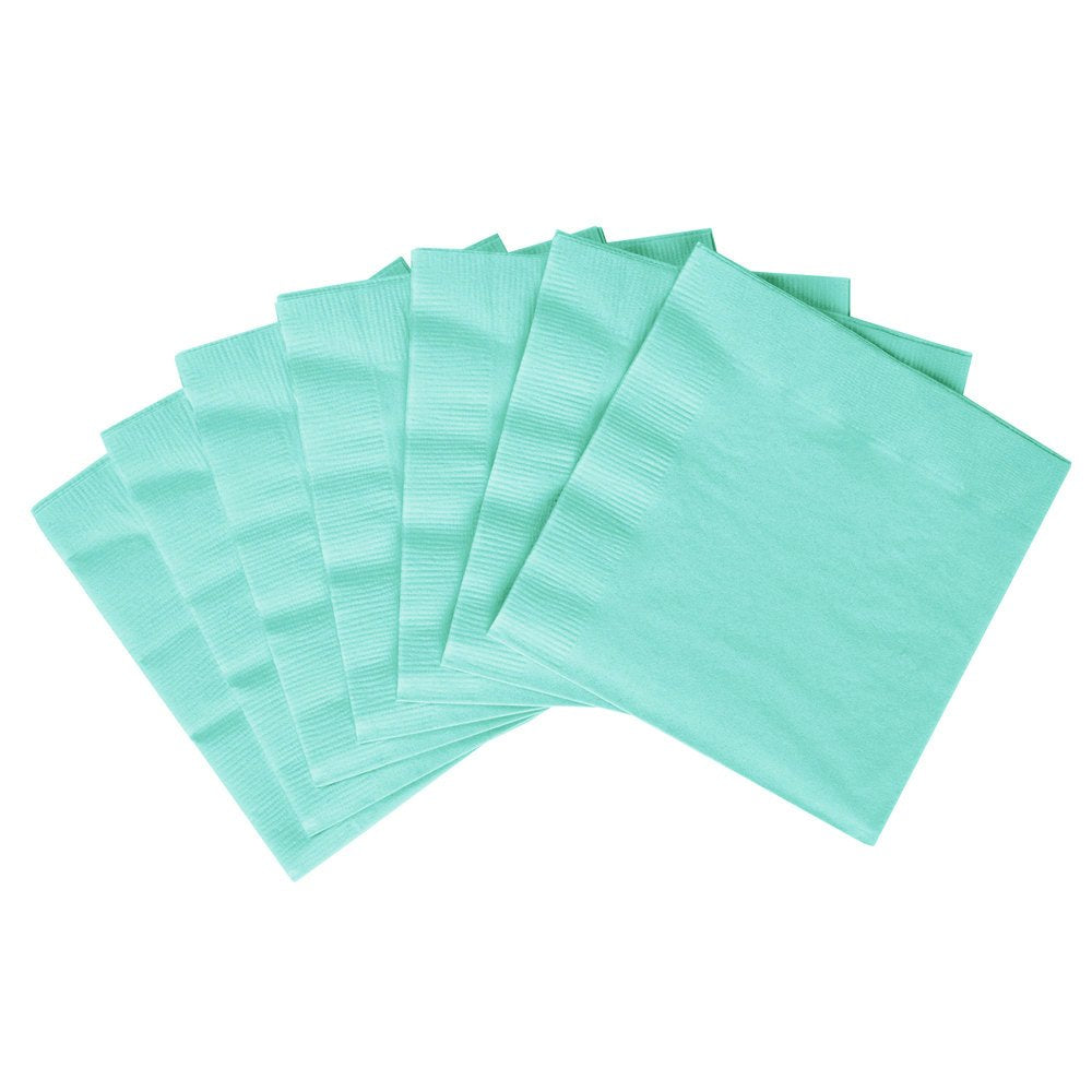 Robin's Egg Blue Beverage Napkins - 5 in.