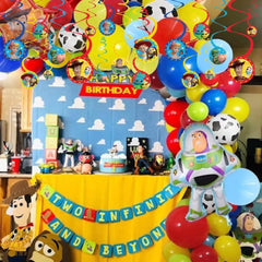 Disney Toy Story 4 Spiral Hanging Decorations - 12 Pack