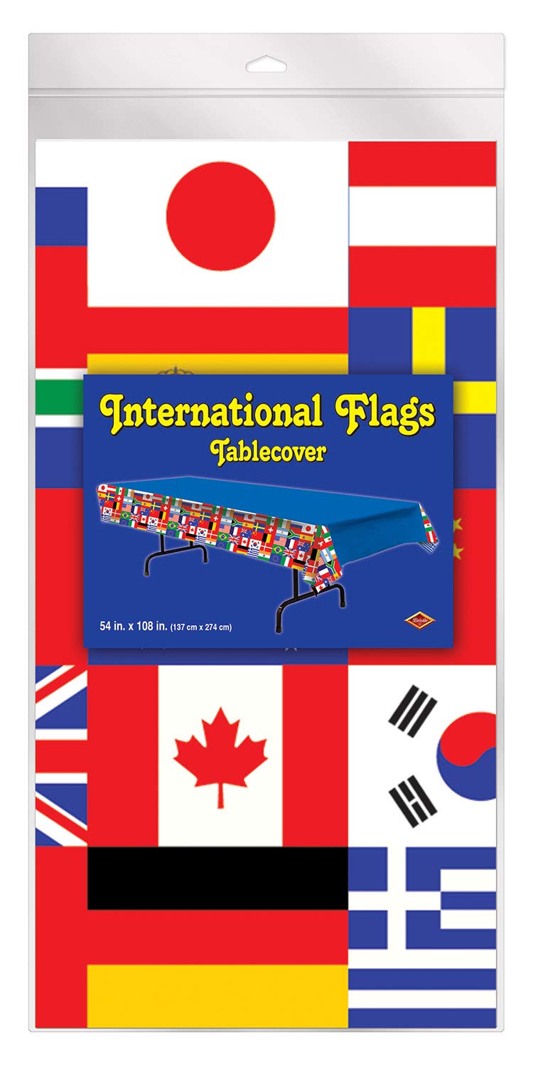 International Flag Table Cover - Perfect for Sports Celebrations