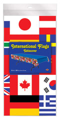 International Flag Table Cover - Perfect for Sports Celebrations