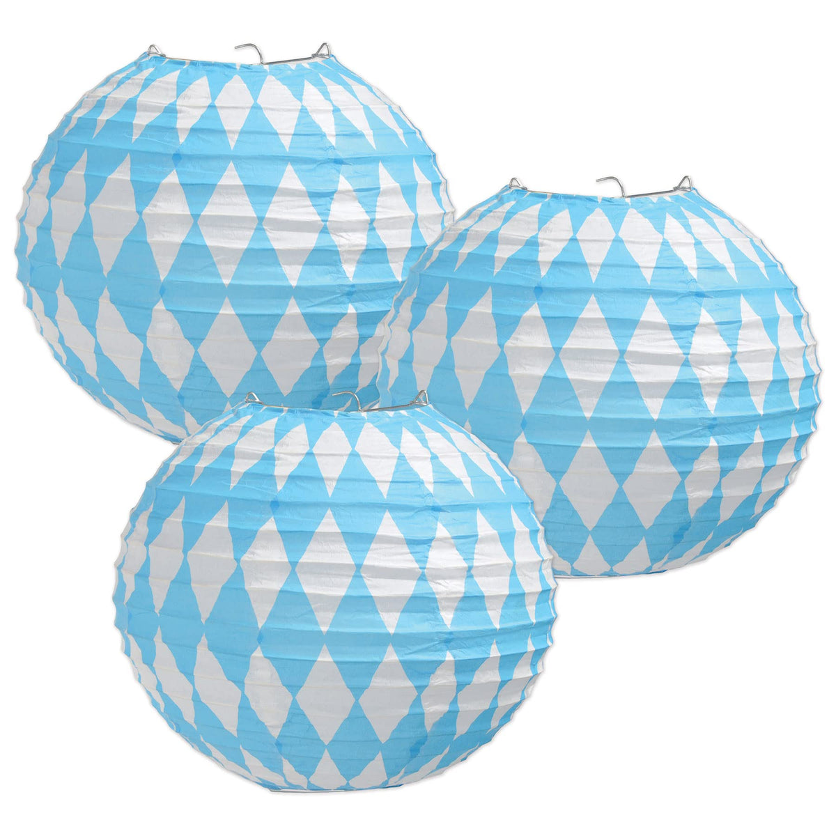 Oktoberfest Paper Lanterns - Set of 3