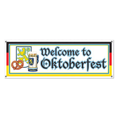 Oktoberfest Welcome Banner Decoration - 5FT