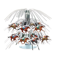 5x7in Cascading Horse Race Centerpiece for Derby Day