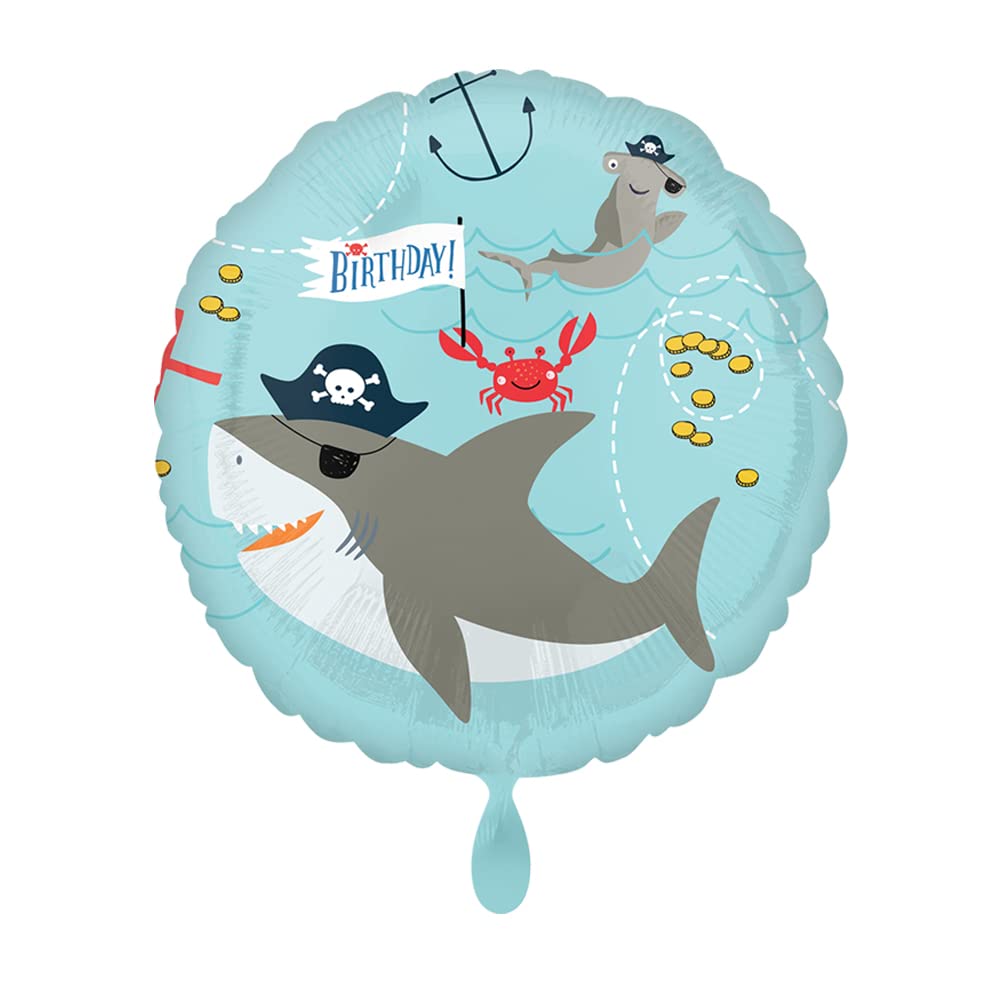 Ahoy 1st Birthday Foil Balloon - 18 Inches