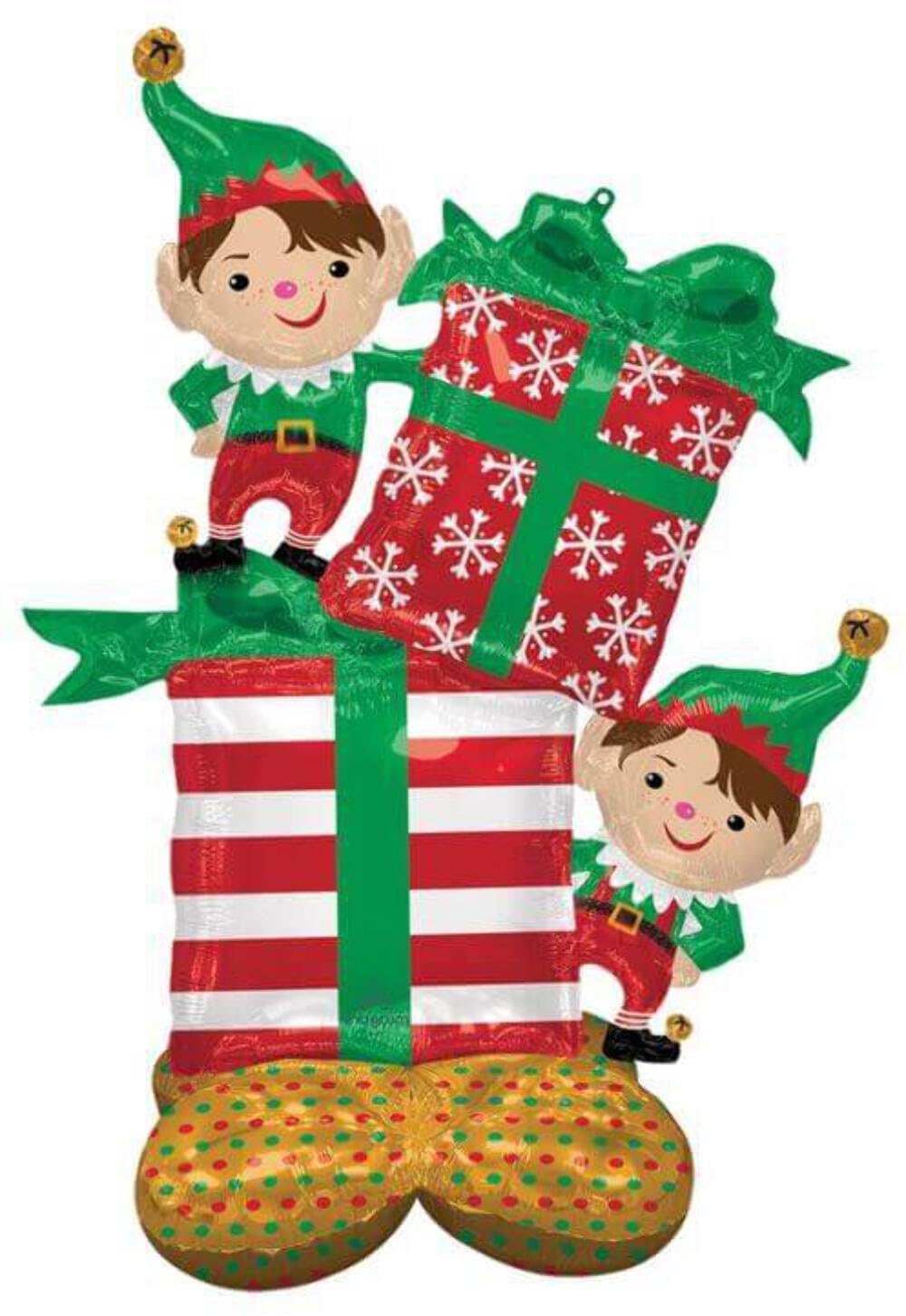 Festive Christmas Elves Airloonz Balloon