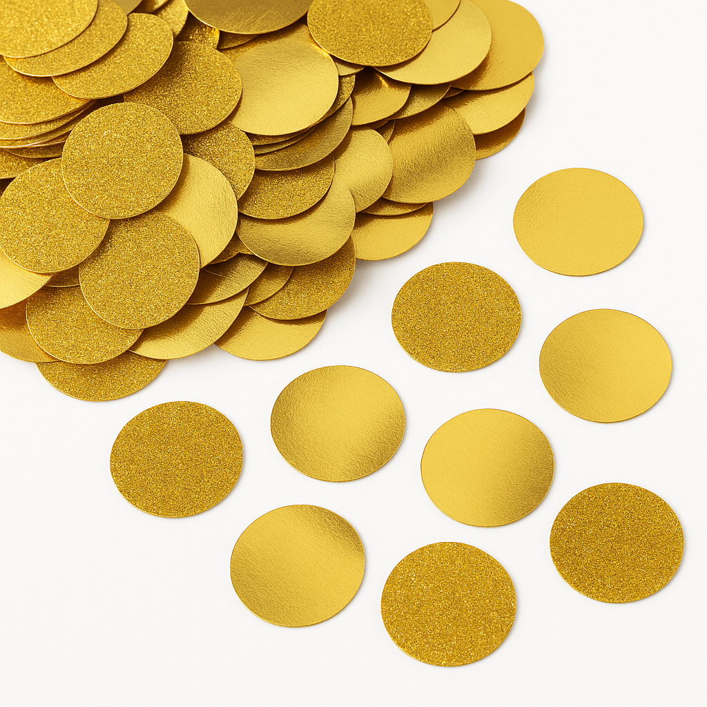 Sparkling Gold Glitter Confetti - 2.25 OZ