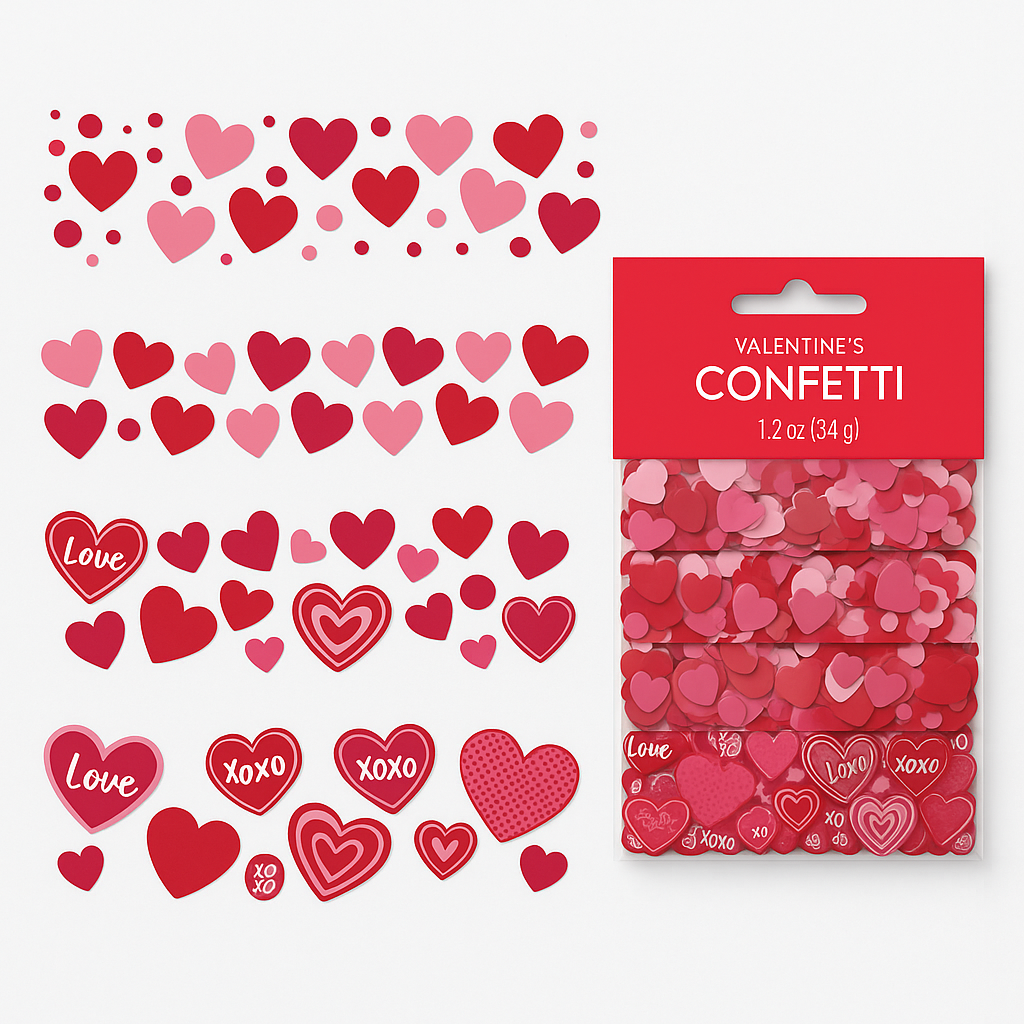 Valentine‚Äôs Day Die-Cut Confetti