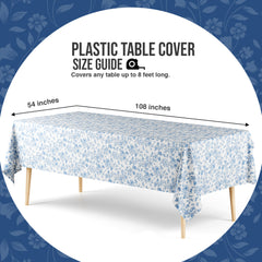 Trendables Premium Botanical Table Cover 54 x 108 - 2 Pack