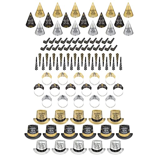 Amscan New Years 50 Person Kit 2026 New Years
